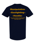 LIMITED EDITION TOXIC TRAITS TEE (NAVY BLUE/METALLIC GOLD)