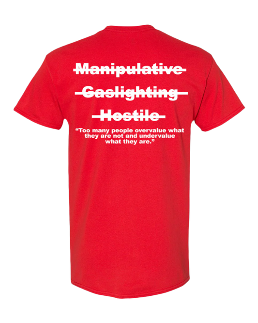 LIMITED EDITION TOXIC TRAITS TEE (RED/WHITE)