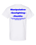 LIMITED EDITION TOXIC TRAITS TEE (WHITE/NAVY BLUE)